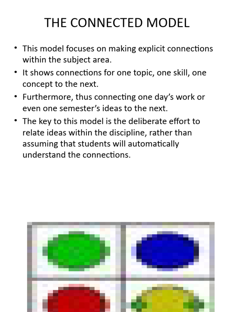 Curriculum Connection Models Explained | PDF | Curriculum | Teachers