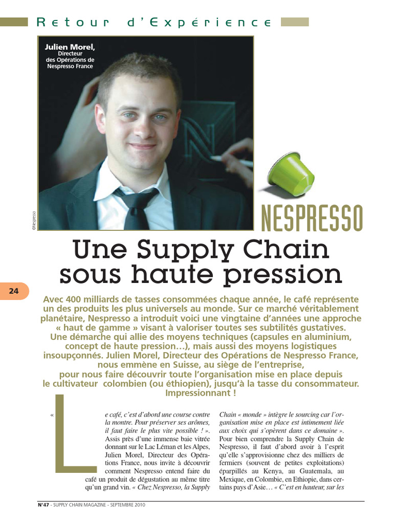 Nespresso : Art de la Dégustation Café | PDF | Café