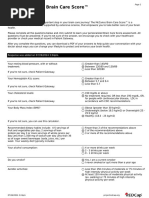Brain Care Score | PDF | Alcoholism | Drink