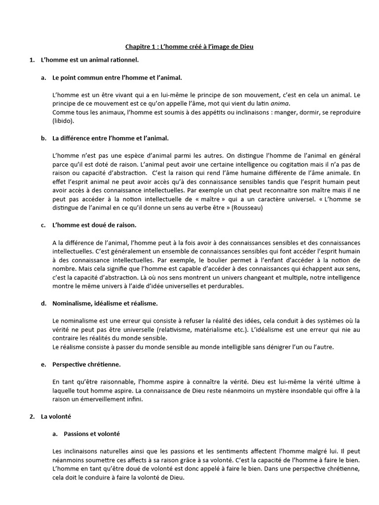 La foi et l'image de Dieu en l'homme | PDF | Raison | Foi