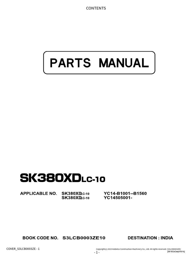 Parts CatlogSK380 | PDF | Polyurethane | Paint