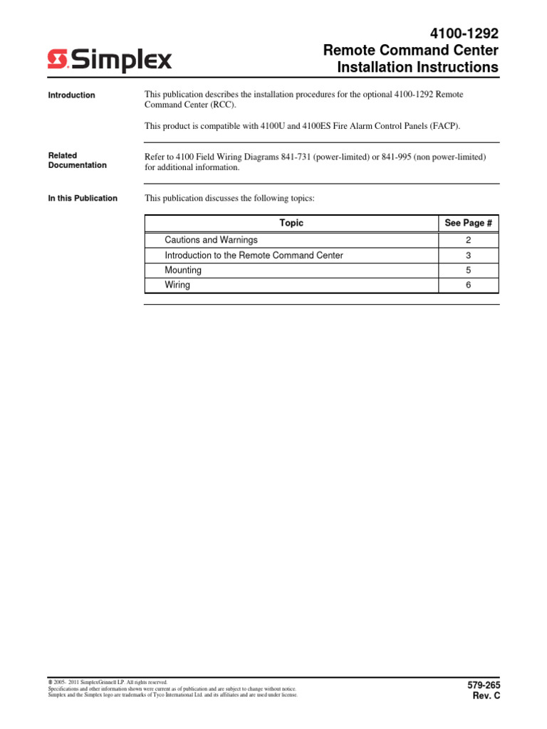 Remote Command Center | Download Free PDF | Electrical Wiring ...