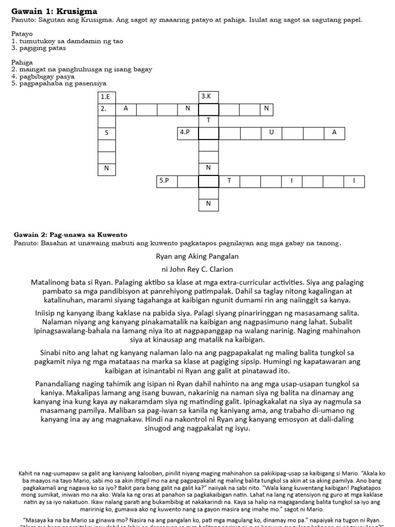 Edukasyon Sa Pagpapakatao Pdf