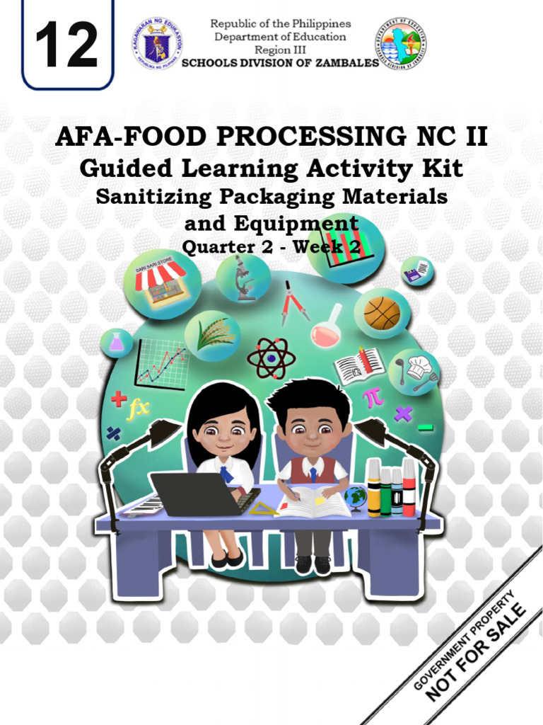 TVL 12 AFA Food Processing NC II Q2 Wk2 SanitizingPackaging