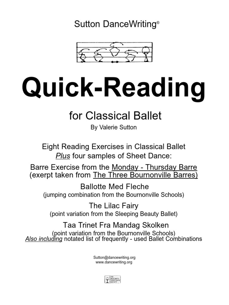  sutton dancewriting quick reading for ballet 1975 download free pdf