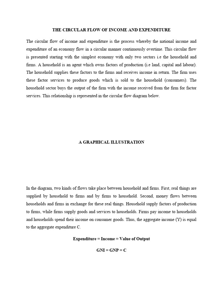 3 Circular Flow of Income | PDF | Economies | Economics