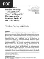 Download Does Identity Precede Intimacy by IndiSkrecija SN75389268 doc pdf