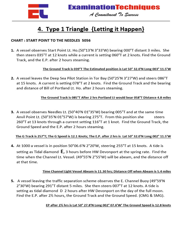 4 Type 1 Triangle Pdf