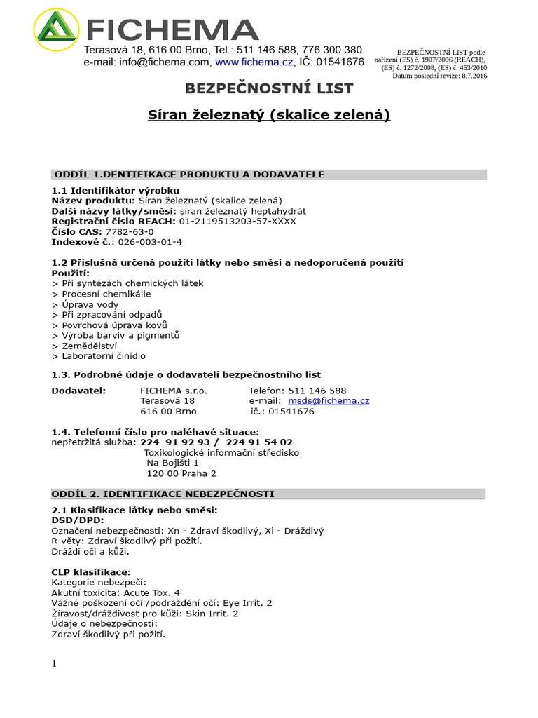 S Ran Eleznat Msds Pdf