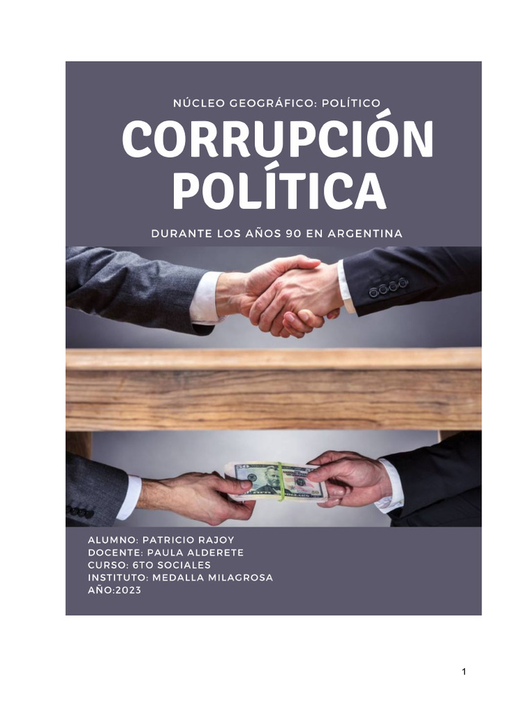 Tp Corrupción Pdf Corrupción Política Responsabilidad
