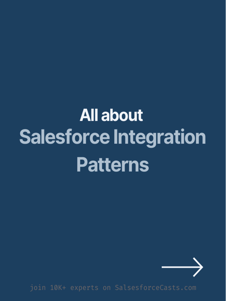 Salesforce Integration Design Patterns 1718696653 | PDF | Business