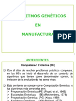 Algoritmos Geneticos en Manufactura