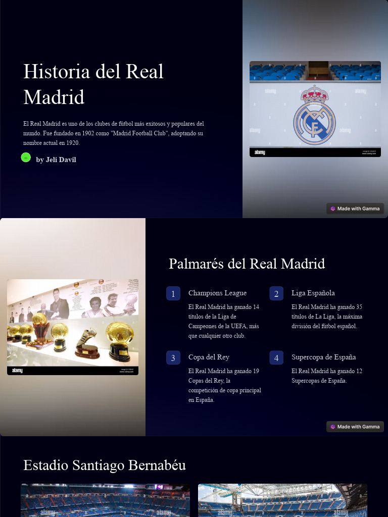 Historia y logros del Real Madrid | PDF | la Liga | Liga de Campeones ...