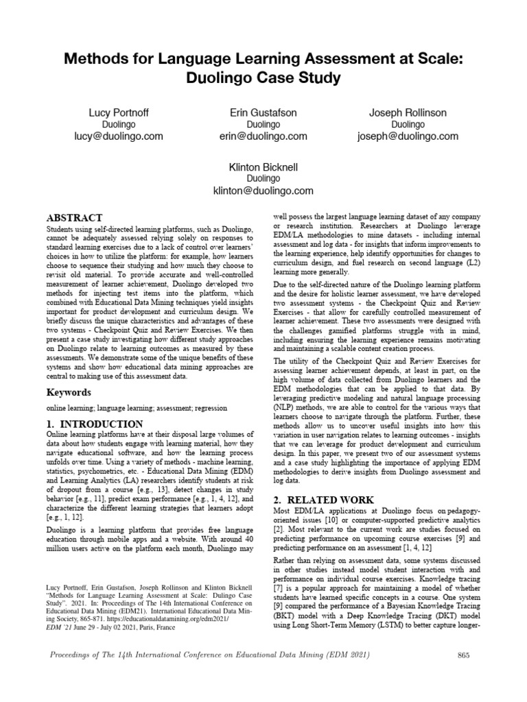 ED615620 | PDF | Learning | Educational Assessment