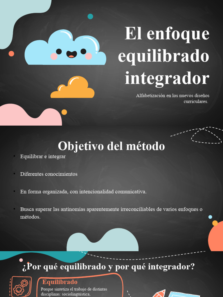Presentacion Del Enfoque Equilibrado Integrador 1 | PDF | Palabra ...