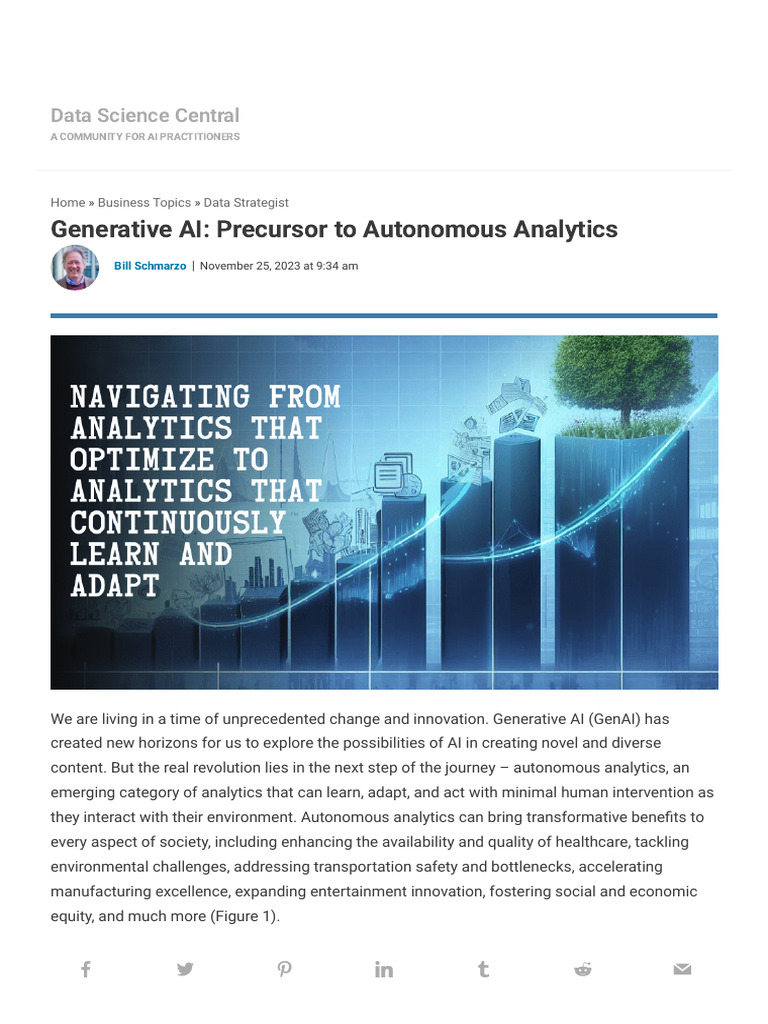 Generative AI to Autonomous Analytics | PDF | Analytics | Artificial ...