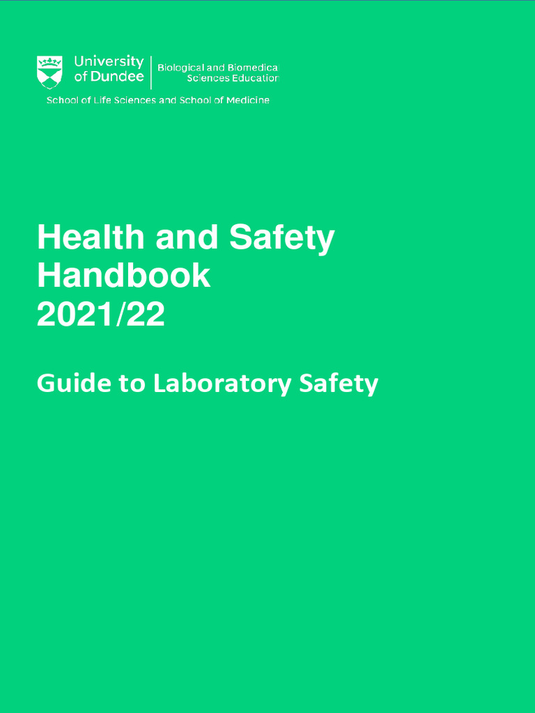 Health and Safety Handbook 2122 | PDF | Personal Protective Equipment ...