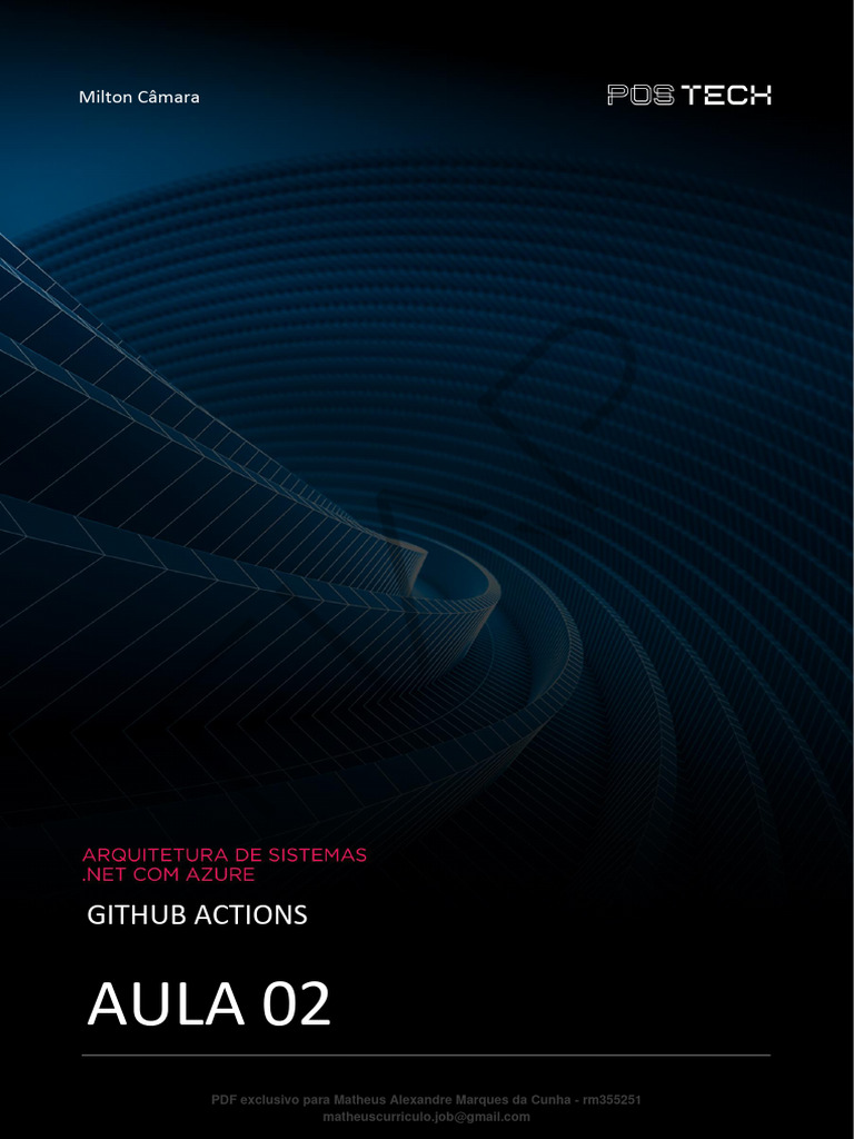 Fundamentos do GitHub Actions: CI/CD | PDF | Linguagem de script ...