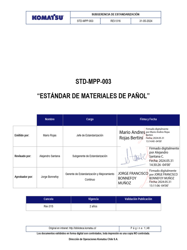 STD MPP 003 | PDF | Herramientas | Medición