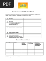 Visa Character Statement Form 1563 | PDF | Crimes | Crime & Violence