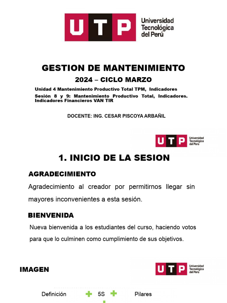 GM Sesion 8 Mar 24 | PDF | Tasa interna de retorno | Economias