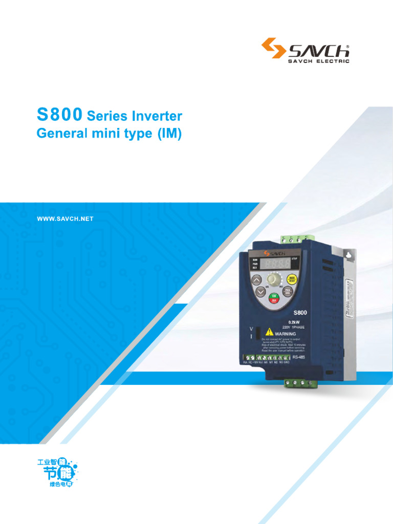 S800 Inverter Catalog V2.3-1 | PDF