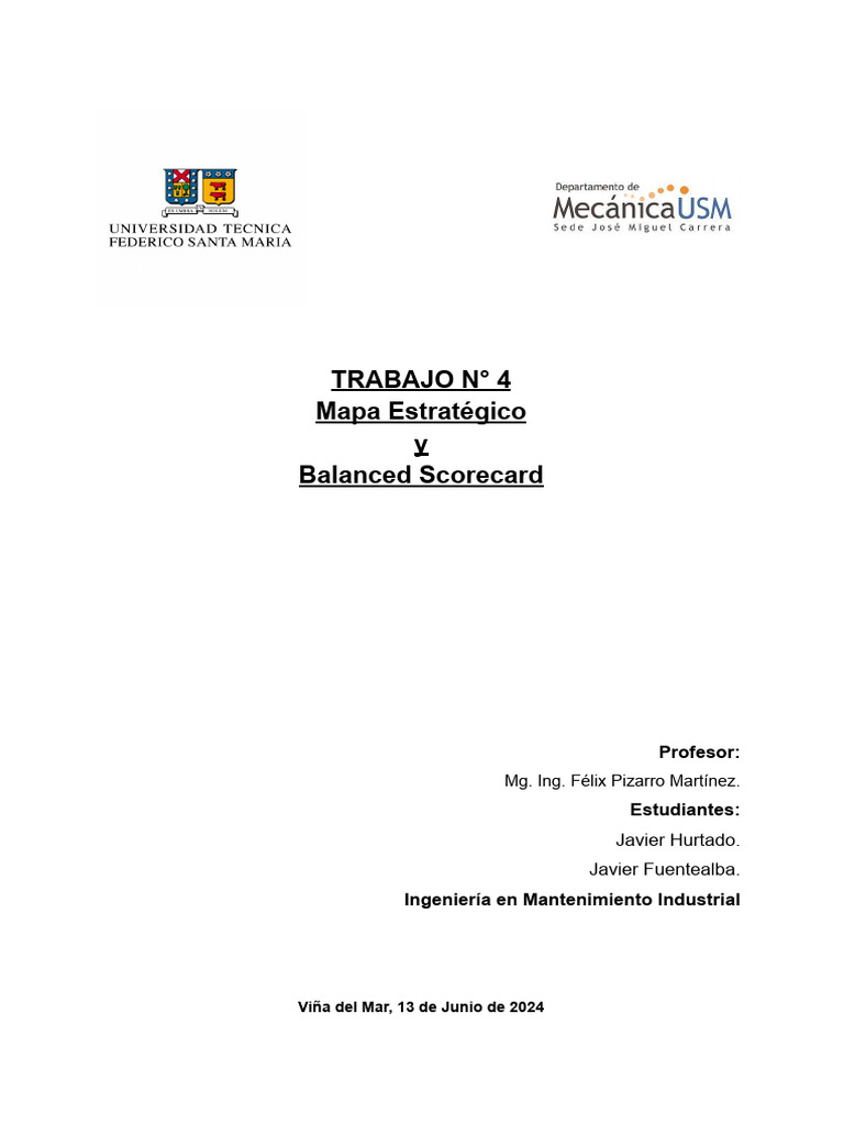 Balanced Scorecard | PDF | Calidad (comercial) | Economias