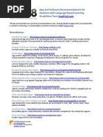Download AppSoftware Recommendations for Students with Language-Based Learning Disabilities by inov8 Educational Consulting SN75396409 doc pdf