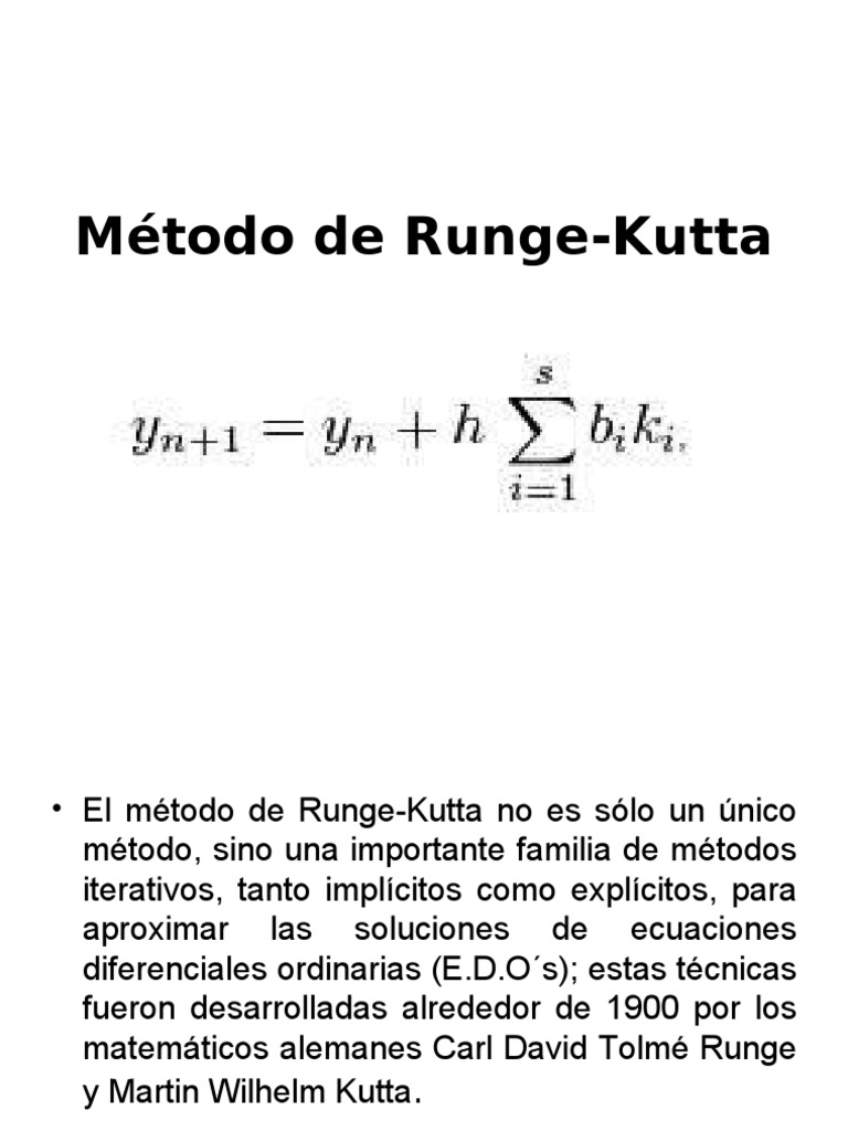 Método de RungeKutta