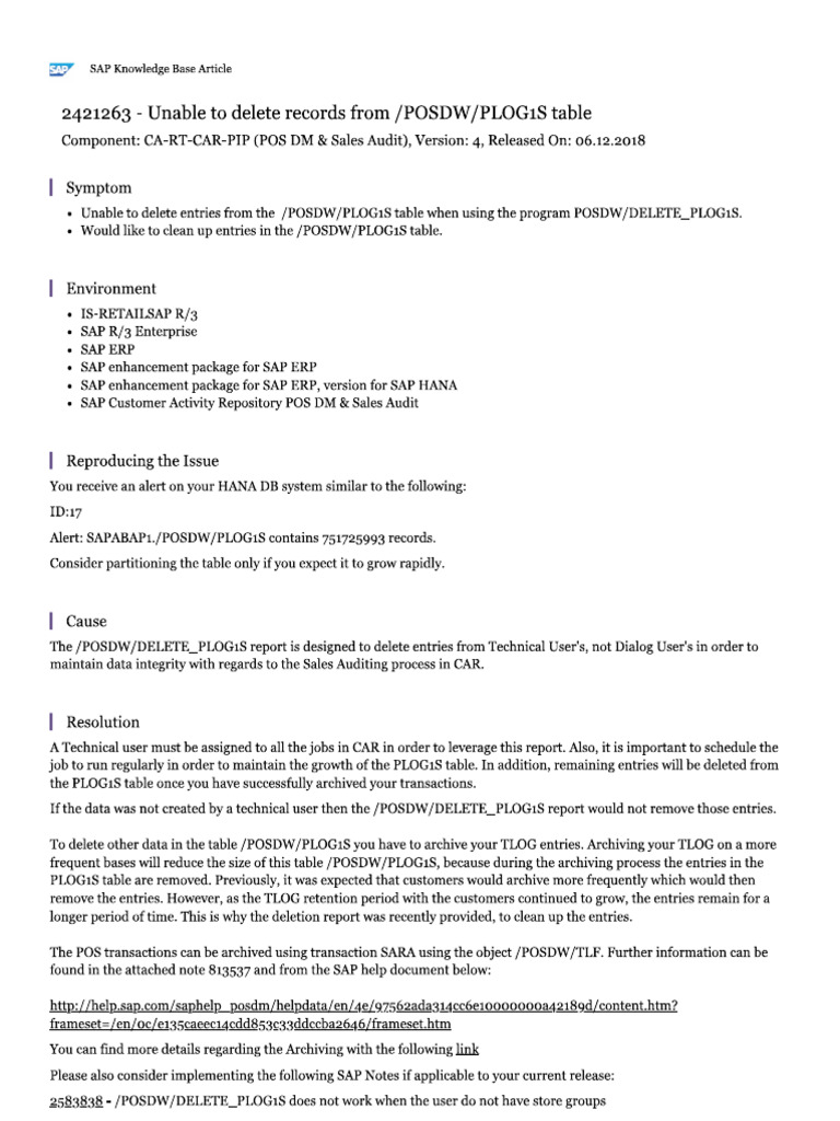 CAR S Note | PDF