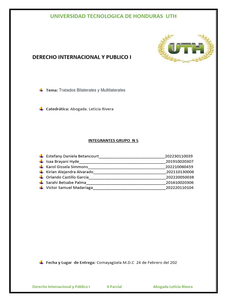 Tratados | PDF | Convenio europeo de derechos humanos | Justicia