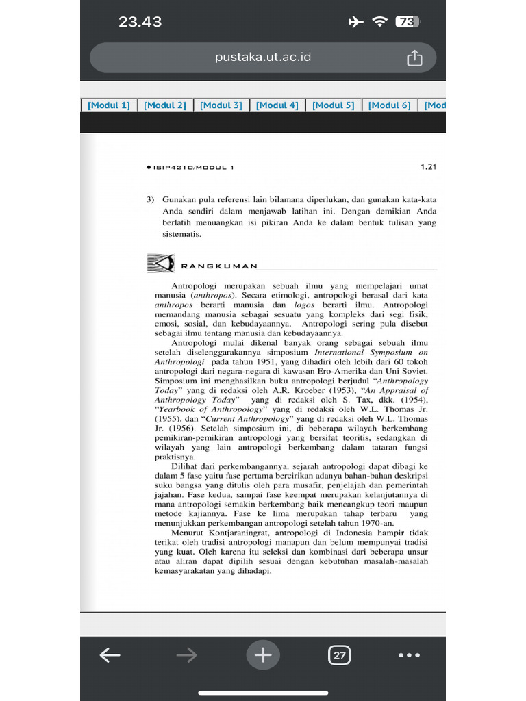 PENGANTAR ANTROPOLOGI KOENTJARANINGRAT SEMESTER 1 PDF visual data 3