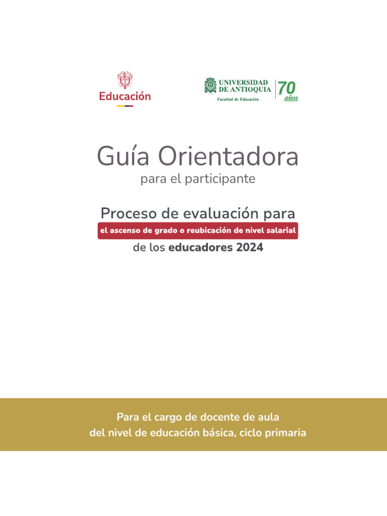 Guía de Evaluación para Docentes de Aula | PDF | Maestros | Evaluación