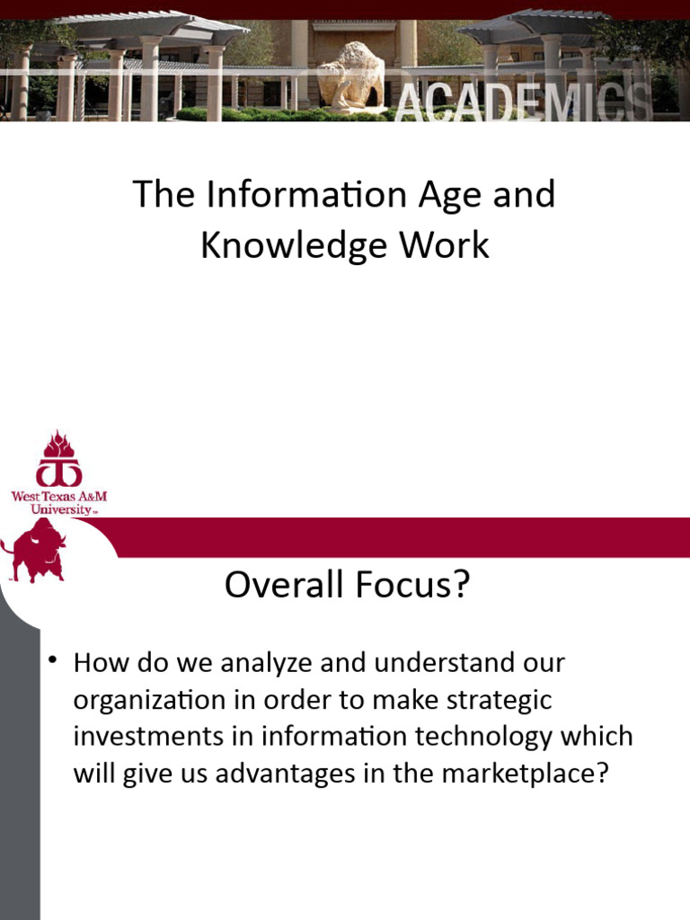 Lecture 2 - Information Age and Key Terms | PDF | Information ...