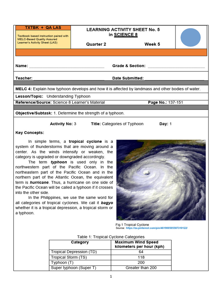 LAS5 Collaborative, Output | PDF | Tropical Cyclones | Eye (Cyclone)