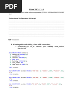University Database Table Creation | PDF | Sql | Databases
