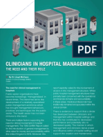 Clinicians in Hospital Management