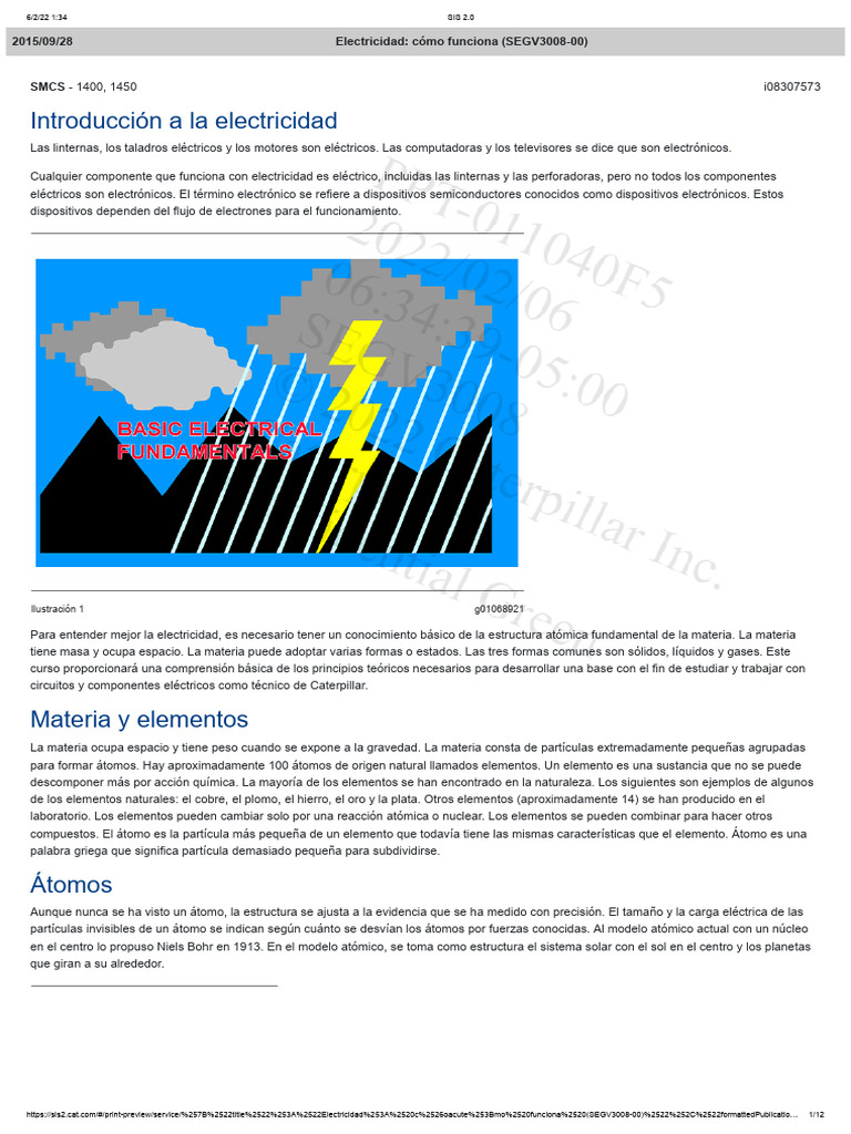 Electricidad Como Funciona | PDF | Corriente eléctrica | Núcleo atómico
