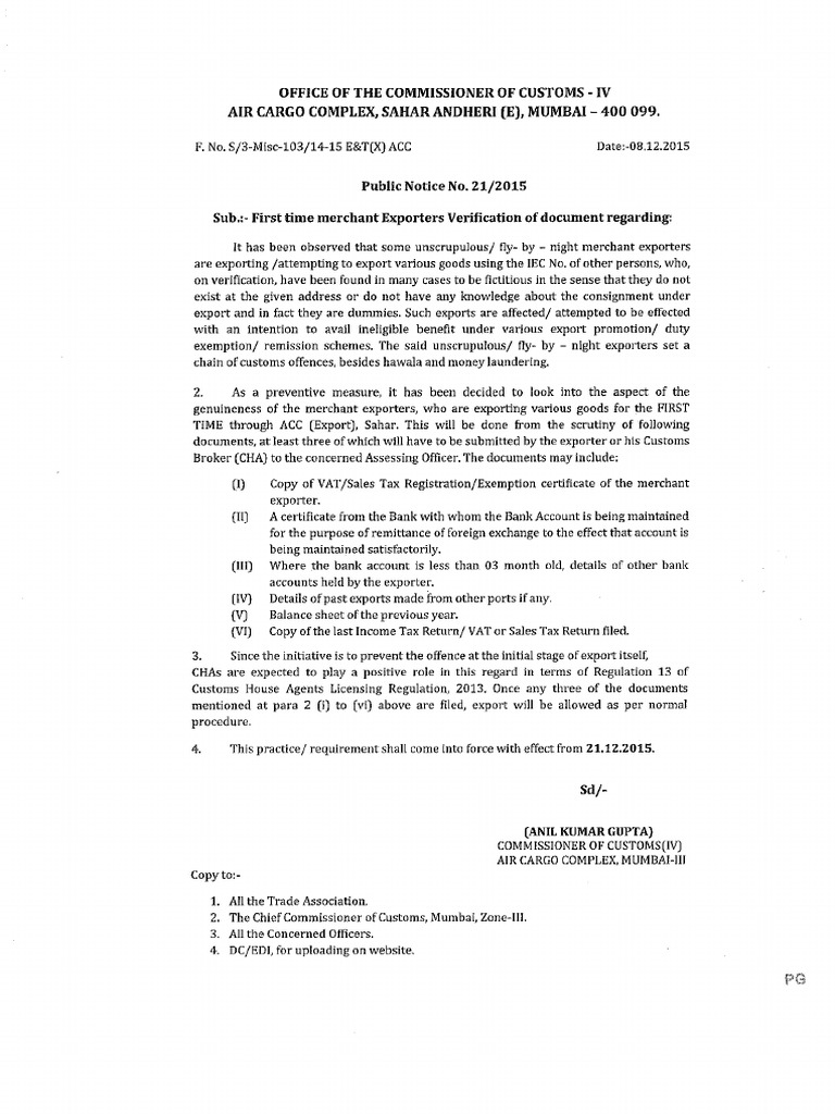 Public Notice 21-2015-First Time | PDF