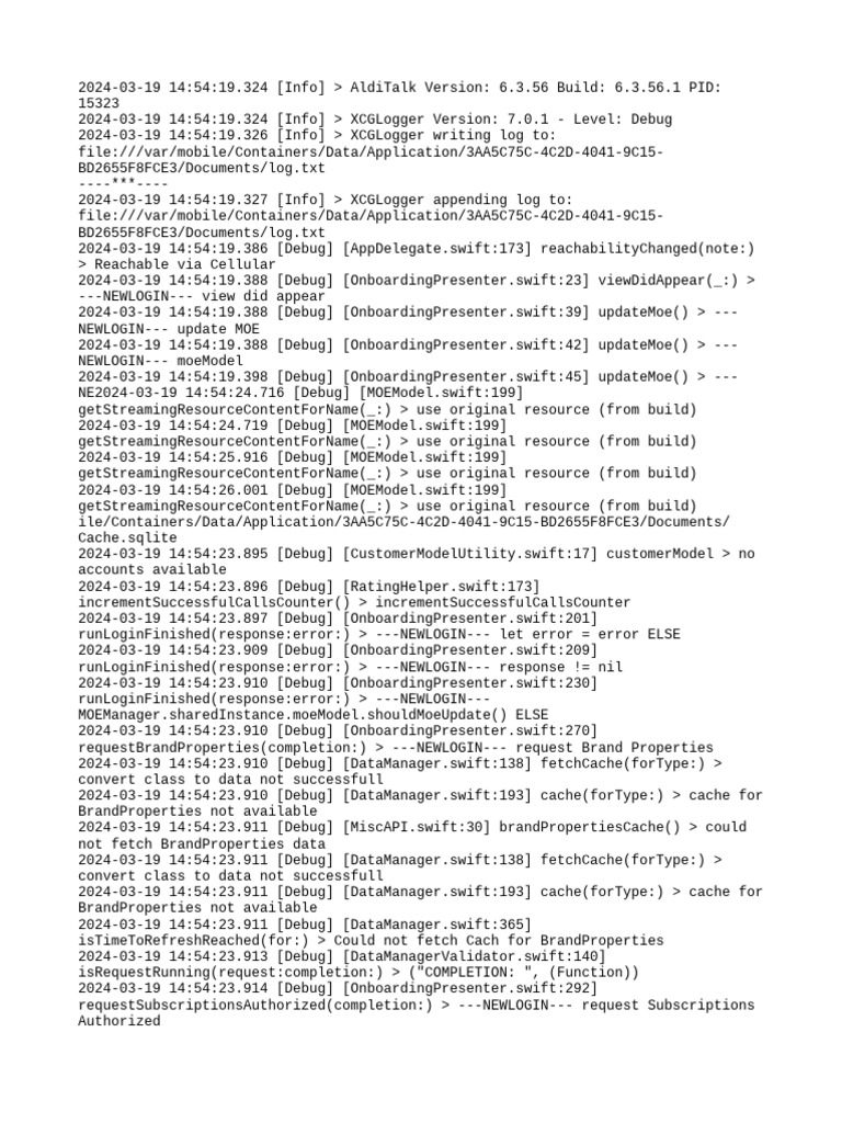 Log pdf swift programming language cache computing 