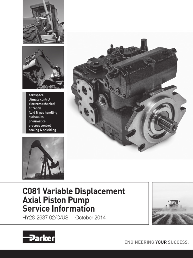 HY28-2687-02 C081ServiceManual OCT2014 | PDF | Pump | Valve