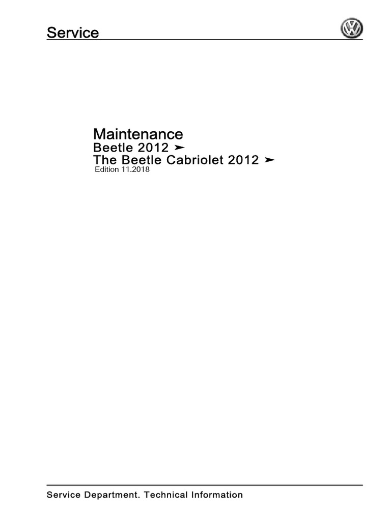 VW BEETLE REPAIR MANUAL PDF FREE visual data 4