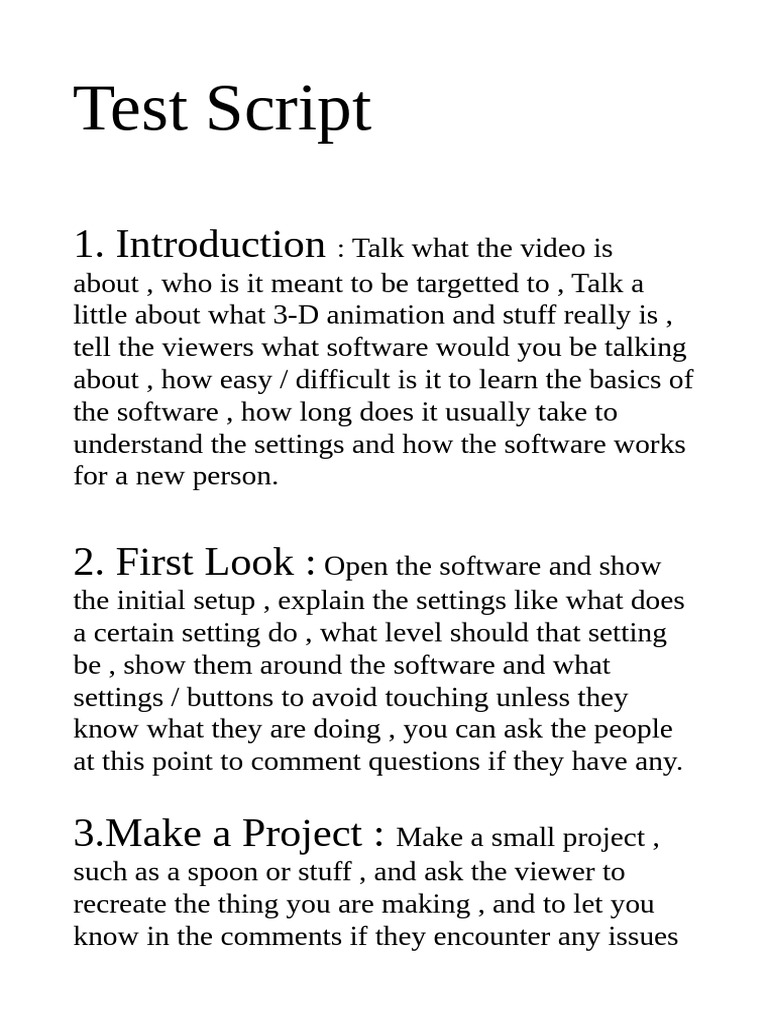 Scripts | PDF