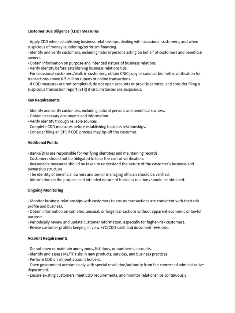 Aml Summary Pdf Regulatory Compliance Financial Services
