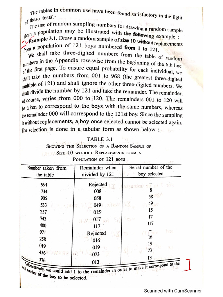Practical random number table pdf