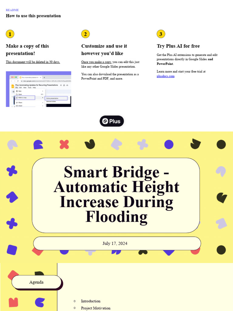 Smart Bridge: Flood Height Adjustment System | PDF | Arduino ...