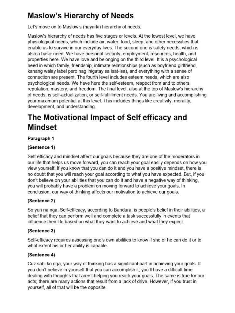 Reporting Script in UTS Class | PDF | Mindset | Self Efficacy