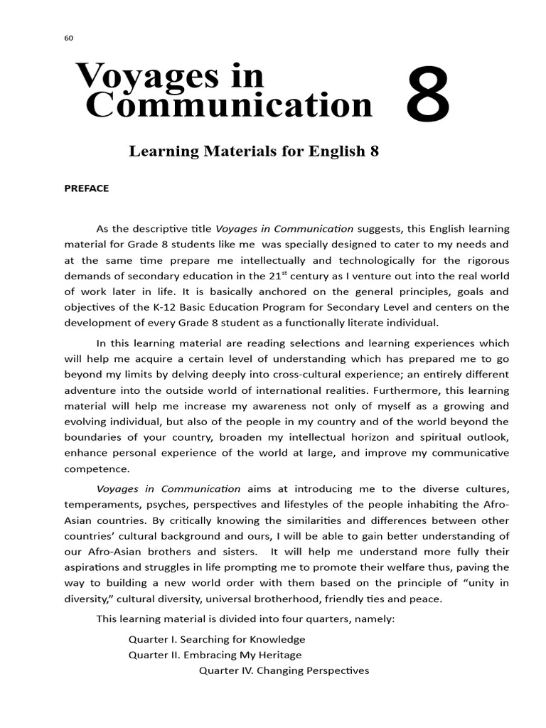 Grade 8 English Edited For Students - Copy (Repaired) (Repaired) | PDF ...