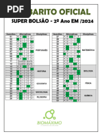 Gabaritos SARESP 2024 por Ano | PDF | Science