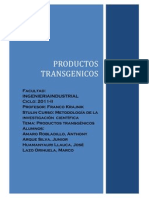 Productos Transgenicos-Final
